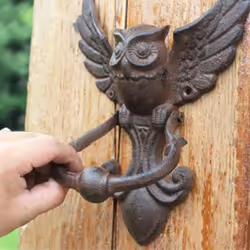Mystical Owl Cast Door Knocker,Antique Door Handle