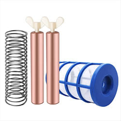 Solar Pool Copper Anode Replacement Kit Purification Rod Accessories