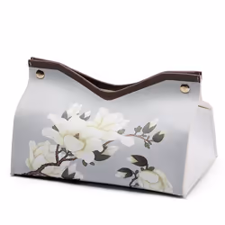 New Chinese Style Leather Tissue Box, Home Coffee Table Decoration