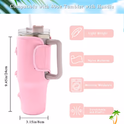 Cup Holder for Drink Holder Attachment pink