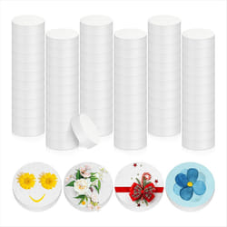 72Pcs 3 Inch Foam Circles 1 Inch Thick Round Polystyrene Discs
