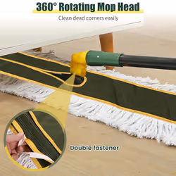 36inch Commercial Dust Mop Pads for Floor Cleaning, green
