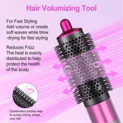for Large & Small Round Volumizing Brush Rose Red