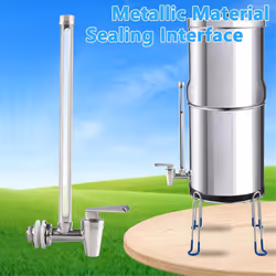 Sight Glass Spigot 10 Inch Spigot with Clear View Water Level