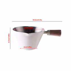 90ml Stainless Steel Measuring Cup Espresso Cups Black
