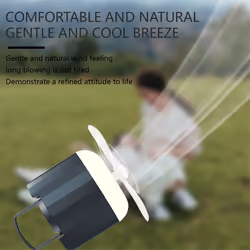 Camping Fan Light Rechargeable Fan USB Powered Fan with Light A