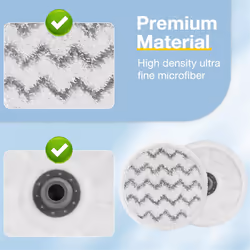 12Pack Rotating Mop Pads for SmartSteam 3897A