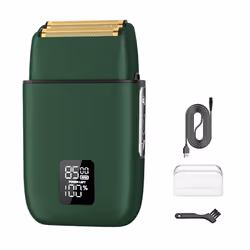 Foil Shaver,Shaver for Men with Ultra-Thin Foil Meshes,green