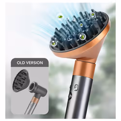 Diffuser & Large Round Volumizing Brush for HS05, HS01