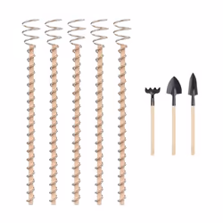 Garden Stakes Gardening Antenna Copper Rods Copper Wire 30CM