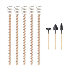 Garden Stakes Gardening Antenna Copper Rods Copper Wire 30CM