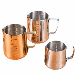Latte art cup stainless steel latte art cylinder graduated cup