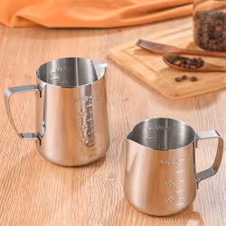 Latte art cup stainless steel latte art cylinder graduated cup