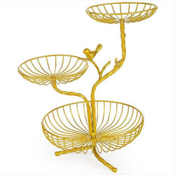 3-Tier Fruit Basket Holder Decorative Fruit Bowl Rack