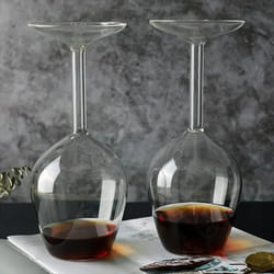 14Fl Oz Upside Down Cocktail Glass Upside Down Glass 2Pcs