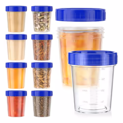 10 Pack 4oz Salad Dressing Container To Go,Small Containers
