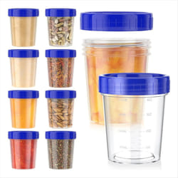 10 Pack 4oz Salad Dressing Container To Go,Small Containers