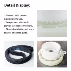 Washer Drive Belt Replacement Kit Compatible for