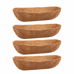 24Inch Trough Coconut Liners, Natural Coconut Liners for Wall Planter
