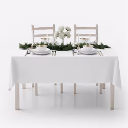 Plastic Disposable Tablecloth 54 x 108 inch, Table Cloth Rectangle