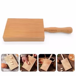 Pasta Making Board, Gnocchi Board, for Pasta and Cultured Butter,B