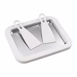 Ice Cream Maker Pan with 2 Scrapers DIY Yogurt Ice Cream Maker
