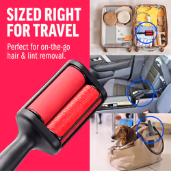 Mini LintRoller for Pet Hair -Pet Hair Removal Tool for Clothes