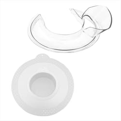 Secure Pouring Shield & Mixers Bowl Covers Mixer Splatter Guard Lids