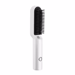 USB Hot Comb Quick Hair Heated Straightening Curling Styling Tool,A