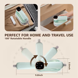 Travel Steamer for Clothes Portable Mini Ironing Machine EU PLUG,A