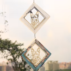 Wind Chimes for Outside Chimes With 3D Wind Spinner,Gifts for Women,A