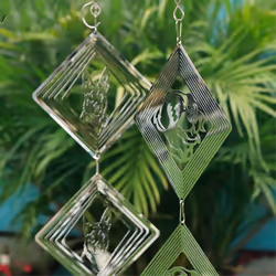 Wind Chimes for Outside Chimes With 3D Wind Spinner,Gifts for Women,D