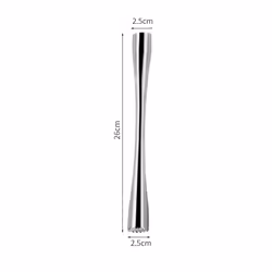 Stainless Steel Cocktail Muddler for Bar Ice Swizzle Stick Crushed B