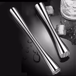 Stainless Steel Cocktail Muddler for Bar Ice Swizzle Stick Crushed A