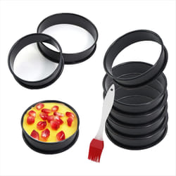 8Pack Crumpet Rings Nonstick English Muffin Rings 3.15 Inch