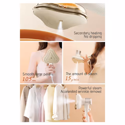 Ironing Machine - 180Rotatable Handheld Steam Iron, EU Plug