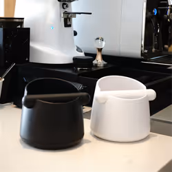 Espresso Grounds Container Waste Coffee Grounds Dump Bin Black)