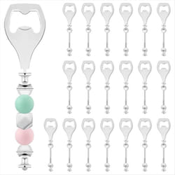 20pcs Beadable Beer Opener Beer Bottle Opener