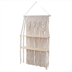 Wall Hanging Shelves Macrame Boho Floating Plant Photos Storage Rack