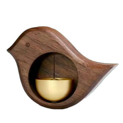 Door opening reminder bell, wooden door bell