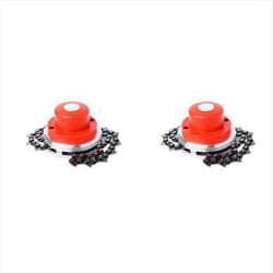 2PCS Universal 65mm Lawn Mower Chain Grass Trimmer Red