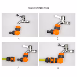 Garden Hose Connector, Faucet Adapter, Hose Watering Irrigation 1PCS