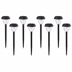 Solar Lights Outdoor Waterproof 8 Pack Warm Light