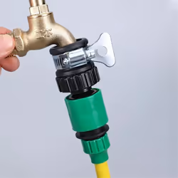 6-Pack Universal Faucet Adapter, Plastic Hose Connector