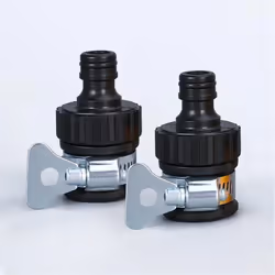 6-Pack Universal Faucet Adapter, Plastic Hose Connector