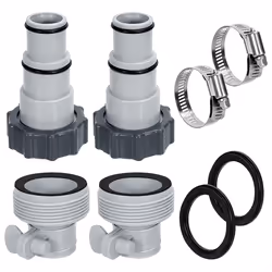 Pool Hose Adapter Kit, 2 Types Pool Pump Hose Connector