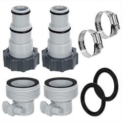 Pool Hose Adapter Kit, 2 Types Pool Pump Hose Connector