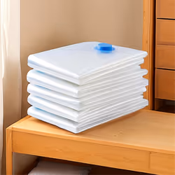 12PCS Travel Vacuum Storage Bags for Clothes EU Plug