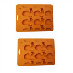 Dachshund shaped silicone ice piece mold tray B