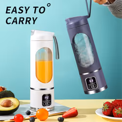 Portable Blender Electric Juicers Fruit Mixers USB Rechargeable B
